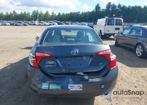 2017 Toyota Corolla Le z USA, uszkodzony, nr VIN 2T1BURHE2HC801595